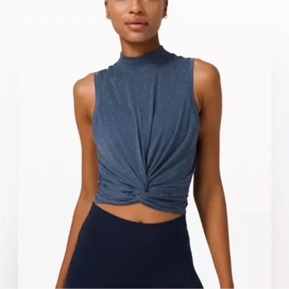 Lululemon Tie Tank Top in Blue